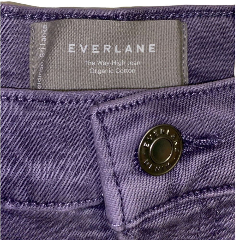 Everlane The Way-High jean in Achroma daybreak (purple tint) NWT size 27 Tall - Picture 8 of 14